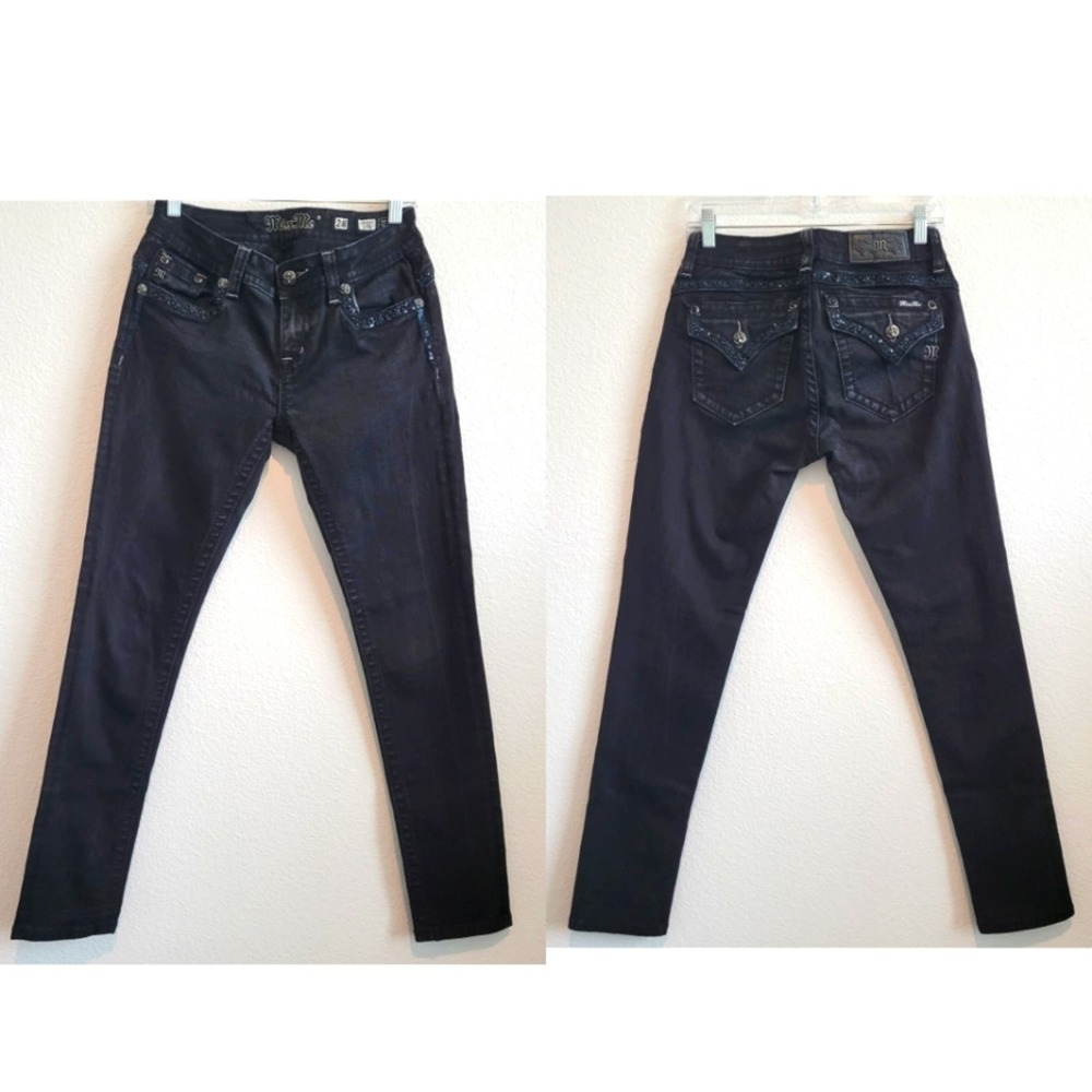 Miss Me Mid Rise Skinny Jeans, Size 28